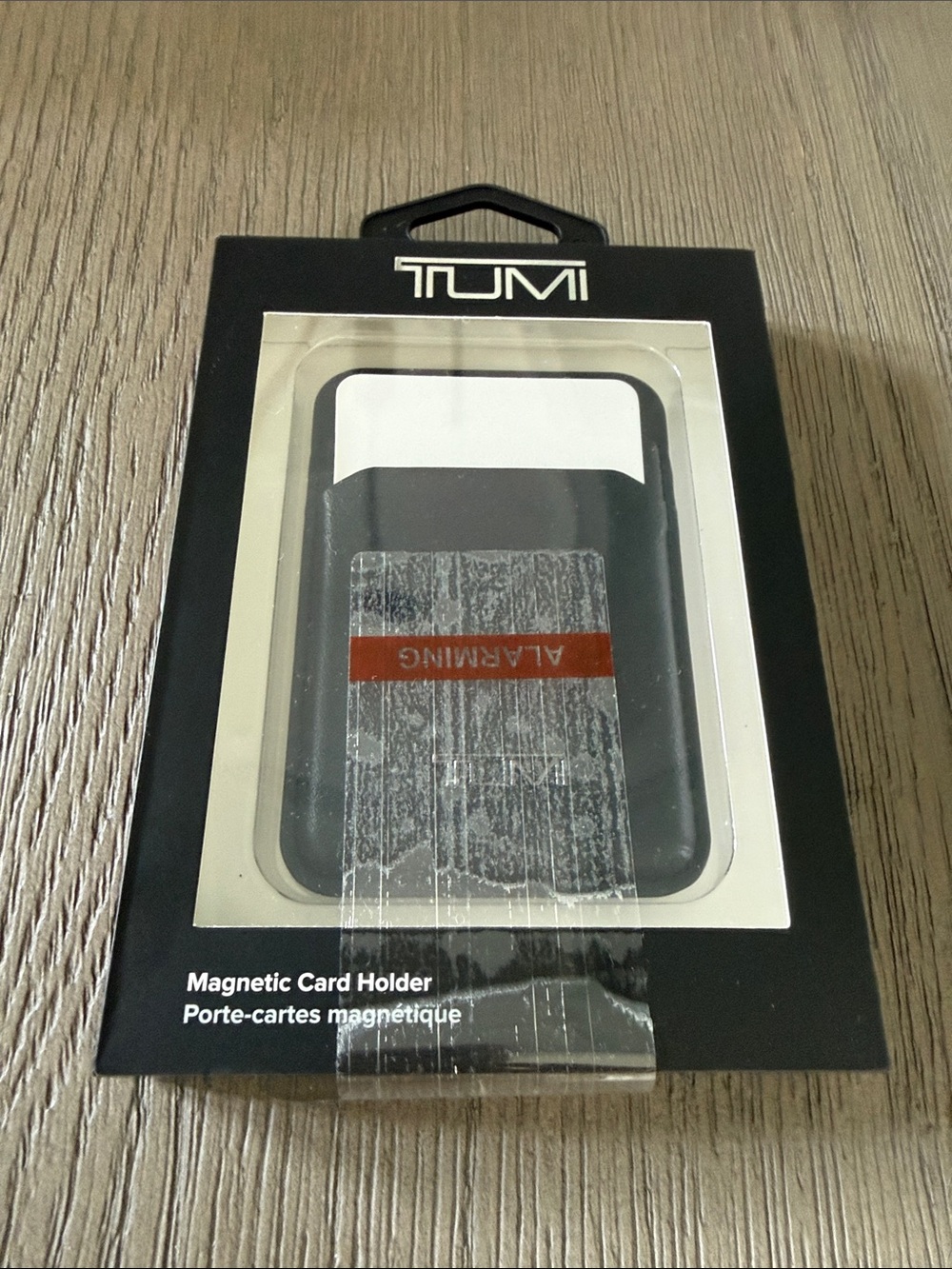 Tumi Black Magnetic Card Holder NWT